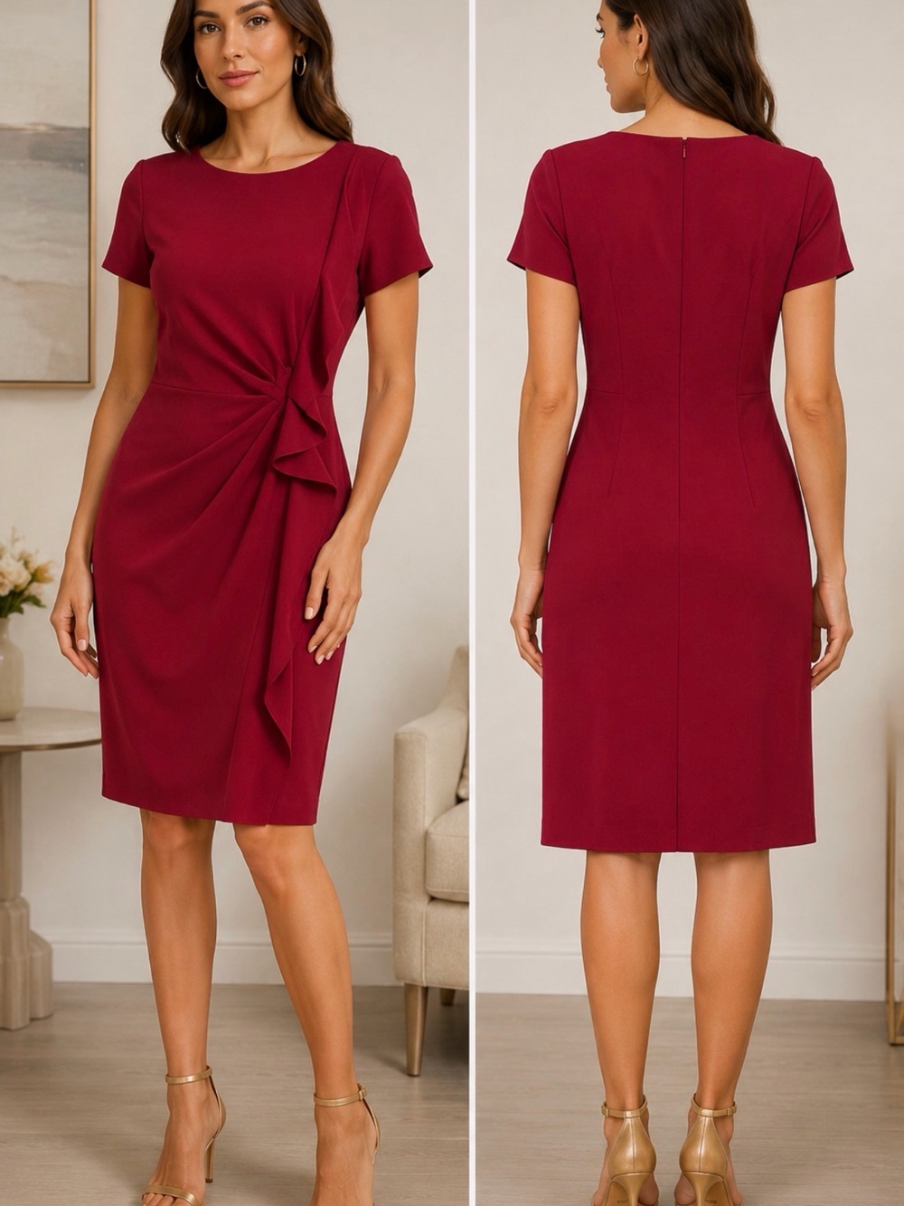 Escada Designer Sheath Dress – EU 40 (Approx. US Women’s 8/10)